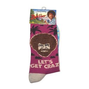 Bob RossTheme Unisex Novelty Crew Socks
